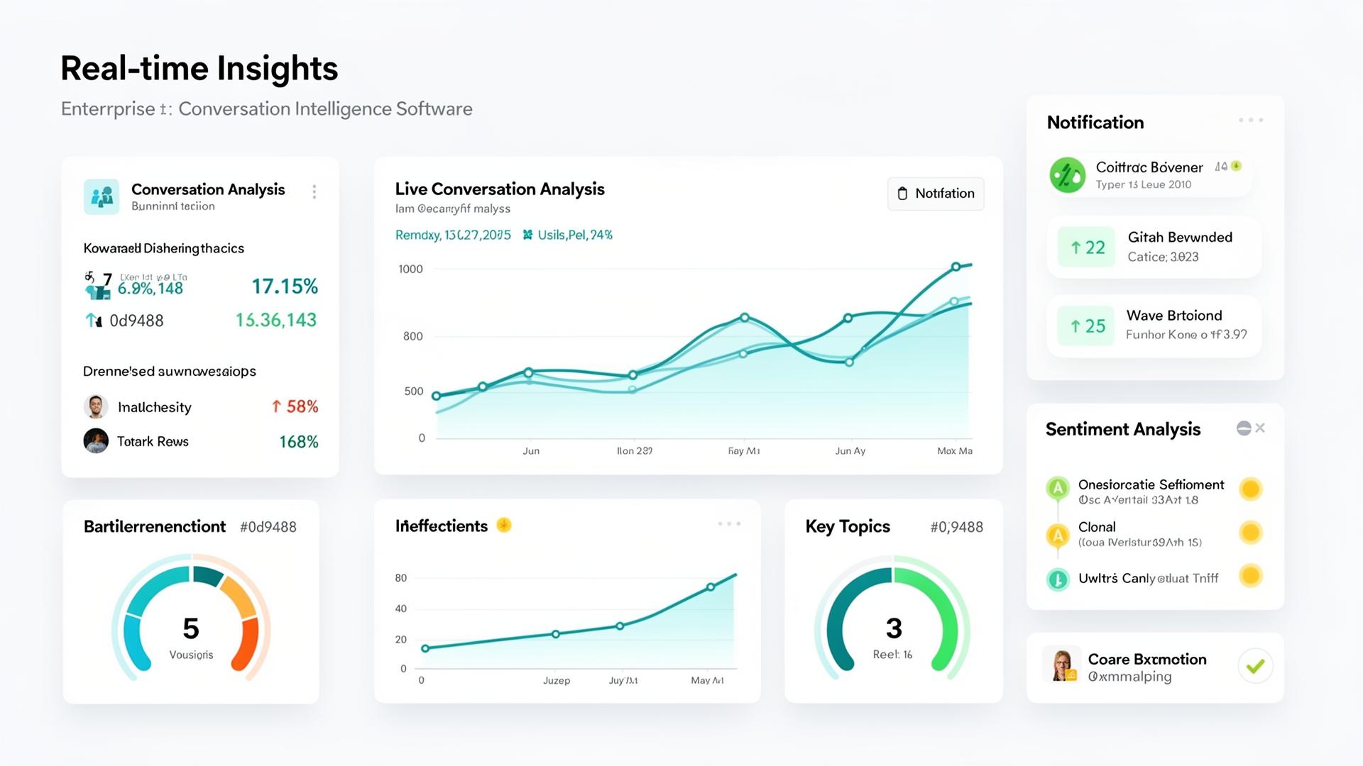 Real-time Samtalsanalys - Illustration av Telink AI:s real-time samtalsanalys funktionalitet